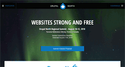 Desktop Screenshot of drupalnorth.org