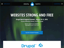 Tablet Screenshot of drupalnorth.org